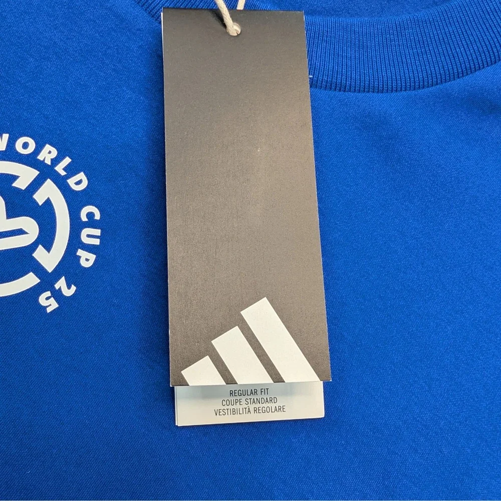 NWT adidas FIFA Club World Cup 2025 Volunteer ZNE Tee 3XL Royal Blue